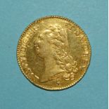 France Louis XVI gold double Louis D'Or 1786, Paris Mint, 28mm diameter, 15.3g.