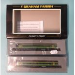 Graham Farish by Bachmann, N gauge, 371-550A 158 two-car DMU "Central Trains", in rigid Perspex