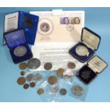 A Nordon Art Company silver 1974 Churchill Centenary medal no.0025, cased, (no certificate of