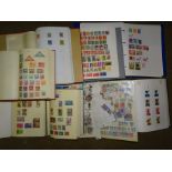 An All-World accumulation of stamps in eight albums and loose, with Great Britain, etc.