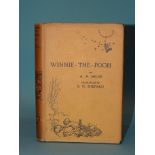 Milne (A.A.), Winnie-The-Pooh, illustr: Ernest Shepherd, 3rd edn, dwrp, teg, green pic cl gt, 8vo,