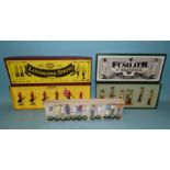 Britains, Set 8832 Ludhiana Sikhs; Fusilier Miniatures 10th Hussars Heliograph Set and a set of