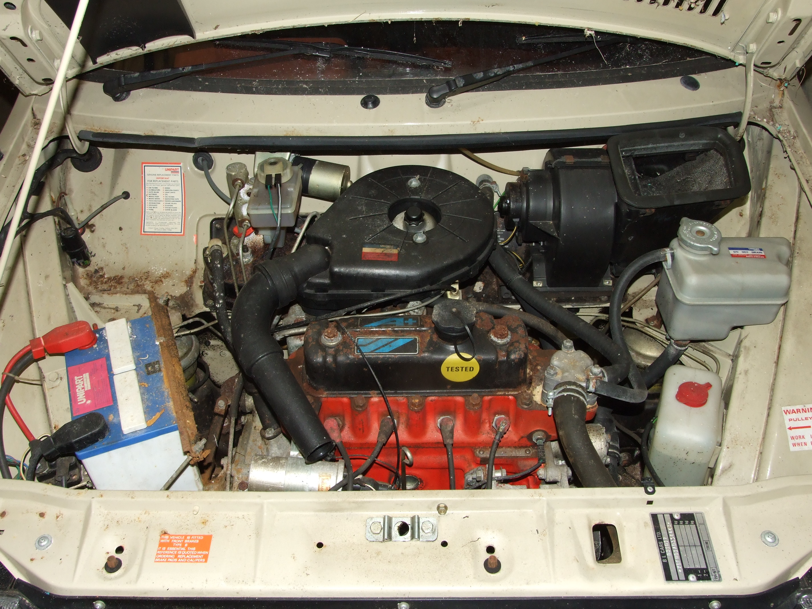 An Austin Mini Metro 1.3L HLS 3-door hatchback motor car, registration number POD 435W, sand colour, - Bild 12 aus 12