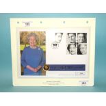 Westminster 'The Queens 1952-2002 Golden Jubilee proof sovereign' limited-edition first day cover,