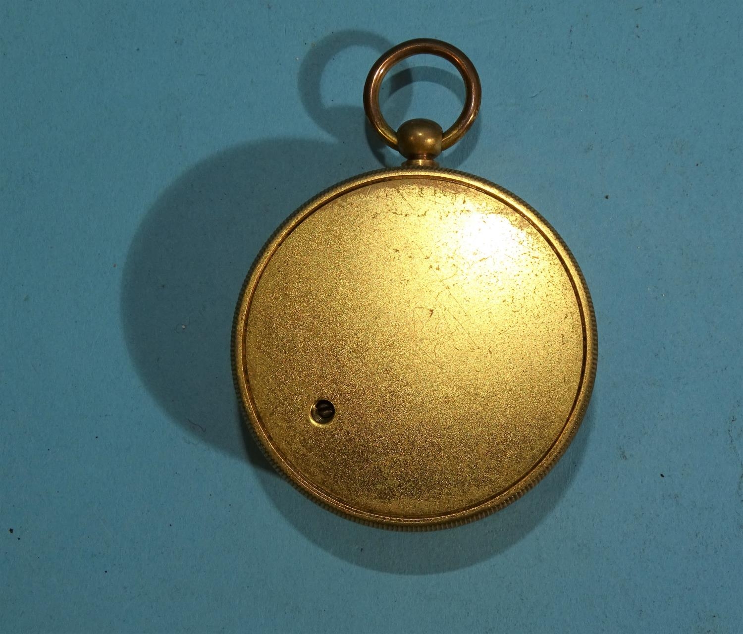 A compensated pocket barometer by J Lizars Ltd, Glasgow-Edinburgh, with silvered dial and brass - Image 3 of 3