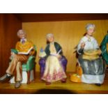 Three Royal Doulton figurines: 'Pride and Joy' HN2945, 'Prized Possessions' HN2942 and '