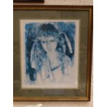 R O Lenkiewicz (1941-2002), 'The Mary Notebook', with a signed certificate of authenticity from an