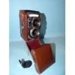 A Rolleiflex 2.8F TLR camera, serial no.2958379, with Schneider Kreuznach Xenotar f2.8 80 lens, in
