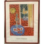 An exhibition poster "Henri Matisse Collection of European Master Paintings", 1986, Dusseldorf and a