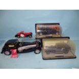 Franklin Mint, 1:16 scale 1931 Bugatti Royale Coupe de Ville, with partial packing; 1:24 scale