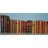 Bindings: twenty-one leather-bound volumes, (21).