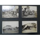 An album of 200 snaps, 1907-1913: Syria, Egypt, Turkey, Greece, Italy, Uganda, India, all 7.5 x 10cm