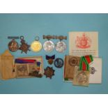 A WWI medal, a 1914-15 Star, a Victory Medal awarded to 219669 H Challis P.O. R.N, together with a