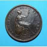 A George IV (1820-1830) 1827 penny.