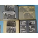 Two albums containing approximately 190 photographs, mainly Singapore and India, taken by an RASC