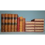 Hume (David), The History of England, five volumes, Montrose, engr frontis, cf gt, 8vo, 1796 and