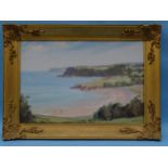 J H Willis BROAD SANDS, TORQUAY Signed oil on board, 46.5 x 69cm, titled label verso.