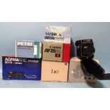 A Great Wall SLR camera, a Pentax I-10, a Yashica 4000ix and other cameras, (all boxed), (6).
