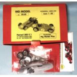 MG Model, no.2002 1:20 scale resin and metal car kit, Ferrari 553 F1, (boxed, components sealed,