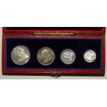 A Queen Victoria 1893 Maundy coin set in fitted case.