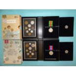 The Royal Mint, a limited-edition cased Second World War Coinage and Medal set no.199, together with