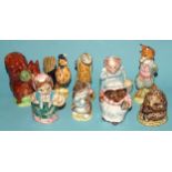 A collection of eighteen Beswick Beatrix Potter figures, including 'Foxy Whiskered Gentleman', '