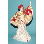A limited-edition Royal Doulton figurine from the Butterfly Ladies series, 'Painted Lady' HN4849,