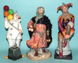 A collection of six Royal Doulton figurines: 'Good King Wenceslas' HN2118, (small chip to crown),