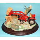 Country Artists, a limited-edition sculpture 'Hay For The Day' by Keith Sherwin, no.464/650, on