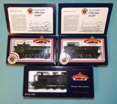 Bachmann OO gauge, two Class 57xx 0-6-0 Pannier tank locomotives 31-900A and 31-901 and a Class 45xx