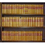 Christie (Agatha), Works, 81 vols, 1st edns and early reprints, all rebound hf cf with marbled