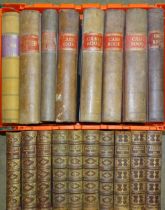 Bindings, The Strand Magazine, 10 vols, hf cf gt, 4to and eight ledgers and cash books, hf cf gt, (