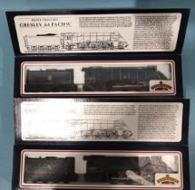 Bachmann OO gauge, two Gresley A4 Class 4-6-2 locomotives: 31-954 RN60007 and 31-951 RN60009, name