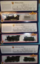 Bachmann OO gauge, three 93xx Class 2-6-0 locomotives, 31-801, 802 and 803, GWR, RN9319, RN9308