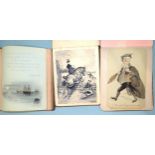 Three late-Victorian commonplace albums of amateur watercolour, cartoons, verse and autographs.