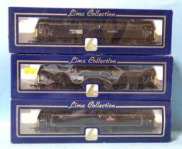 Lima OO gauge, three Class 47 diesel locomotives: 47798 "Prince William", 47799 "Prince Henry" and