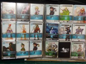 A large collection of various 'Final Fantasy' games cards, approximately 4000 in six albums, a