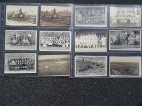 Thirty-three postcards of Princetown, including two of bullocks killed by lightening 4 Sept 1913 and