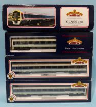 Bachmann OO gauge, Class 158 3-car set "Express", (boxed with sleeve, one box not uniform with
