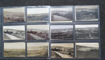 Thirty-four postcards of Princetown and Dartmoor, including five RP cards by WR Gay and others by