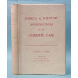 Camps (Francis E), Medical and Scientific Investigations in The Christie Case, signed by author with