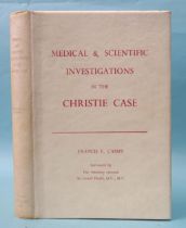 Camps (Francis E), Medical and Scientific Investigations in The Christie Case, signed by author with