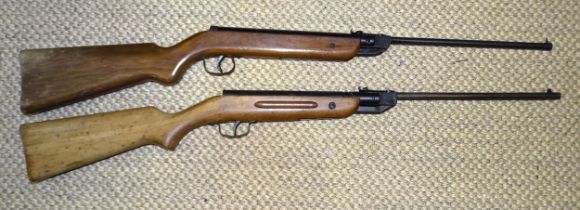 A Slavia 618 .177 break-action air rifle no.614442 and an 'Original' mod 22 .177 break-action air