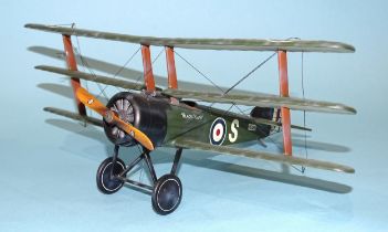 A Thomas Gunn Sopwith Triplane, (green version), (boxed).