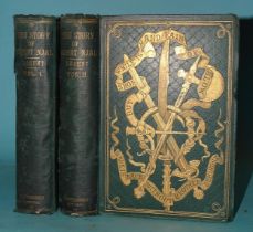 Dasent (George Webbe), The Story of Burnt Njal, two vols, dedicated to John Deleac (?) by author,