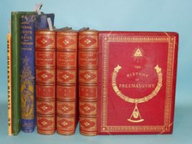 Gould (Robert Freke), The History of Freemasonry, 3 vols, engr frontis and plts, tissue gds, ge, dec