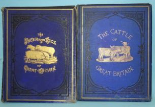 Coleman (J), Editor, The Cattle of Great Britain, frontis and plts, pic blue cloth gt, ge, 4to, 1875