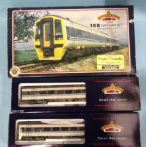 Bachmann OO gauge, Class 158 2-car set with working lights RN52791 and RN57791, (boxed with sleeve).