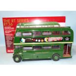 A Sun Star 1:24 scale 2922 1955 RT36-FXT211 double-decker bus, (boxed, mirrors missing, pole