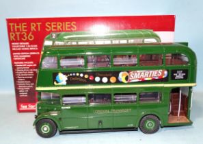 A Sun Star 1:24 scale 2922 1955 RT36-FXT211 double-decker bus, (boxed, mirrors missing, pole